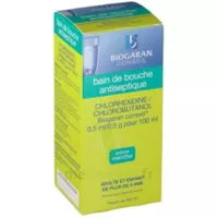 Chlorhexidine/chlorobutanol Biogaran Conseil 0,5 Ml/0,5 G Pour 100 Ml, Solution Pour Bain De Bouche Fl/200ml à ESSEY LES NANCY