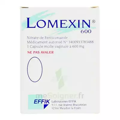 Lomexin 600 Mg Caps Molle Vaginale Plq/1 à ESSEY LES NANCY