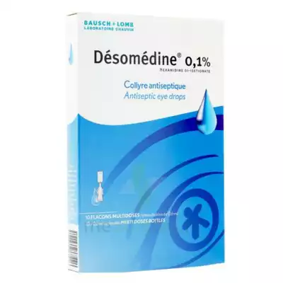 Desomedine 0,1 % Collyre Sol 10fl/0,6ml à ESSEY LES NANCY