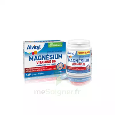 Alvityl Magnésium Vitamine B6 Libération Prolongée Comprimés Lp B/45 à ESSEY LES NANCY